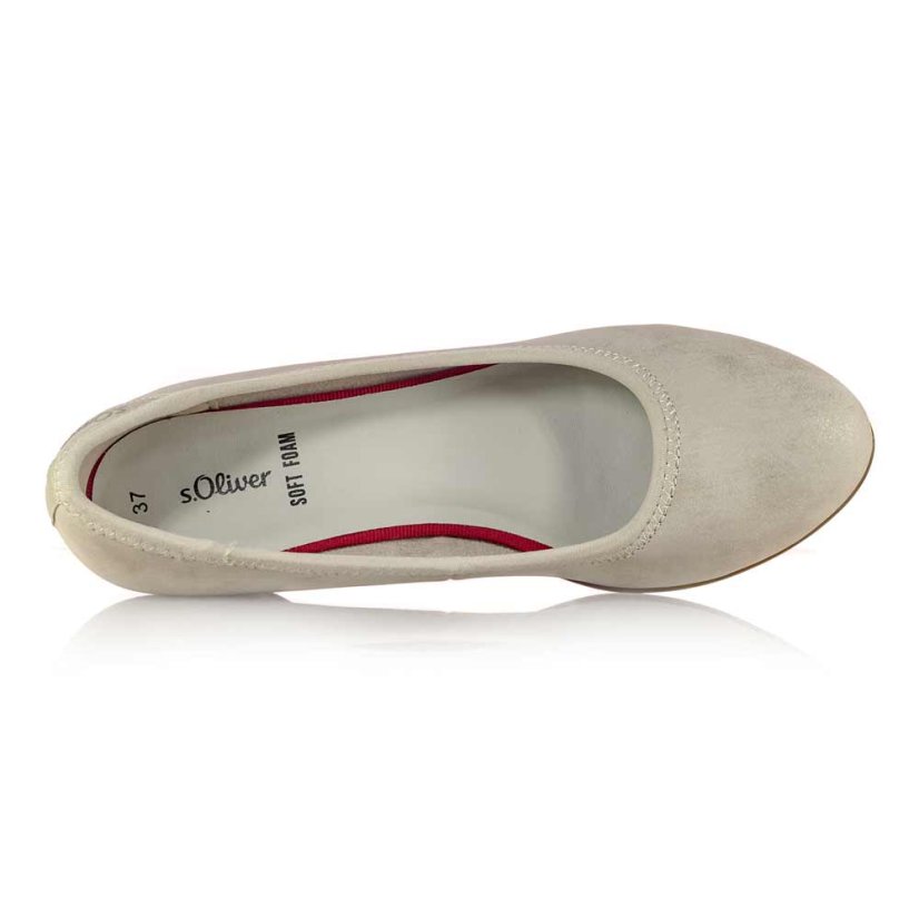 Dámske béžové lodičky s.Oliver 5-22301-41 400 beige