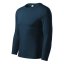 Pánske tmavo-modré tričko s dlhým rukávom Malfiny Fit-T LS 119 02