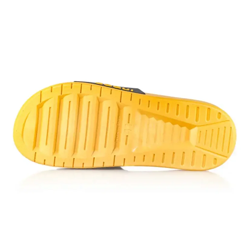 Pánske šľapky Coqui SPEEDY Amber Yellow/Black Relax On