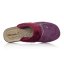 Dámske fialové papuče InBlu CF000030 prugna