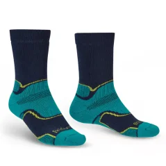 Pánske ponožky Bridgedale Hike MW MP Boot petrol/navy