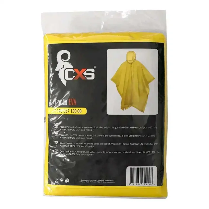 Pončo CXS EVA žlté