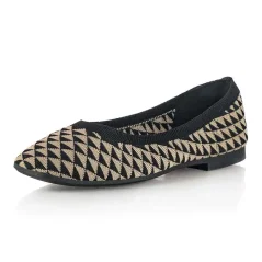 Dámske baleríny Batz Balerina black mix