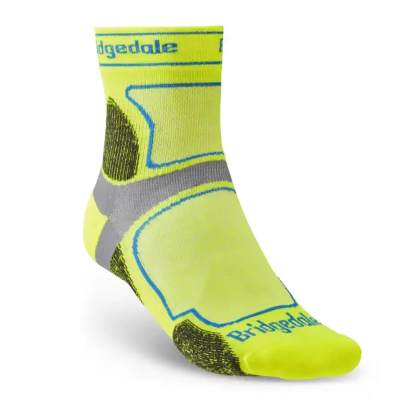 Pánske ponožky Bridgedale Trail Run UL T2 CS 3/4 crew yellow