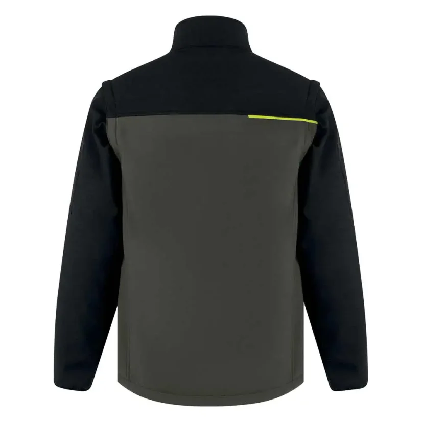 Softshellová bunda 2v1 Delta Plus SOCCIA khaki-čierna