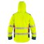 Reflexná bunda Canis CXS BEDFORD WINTER zimná softshell žlto-petrolejová