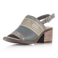 Dámske sivé sandále Rieker V0575-40