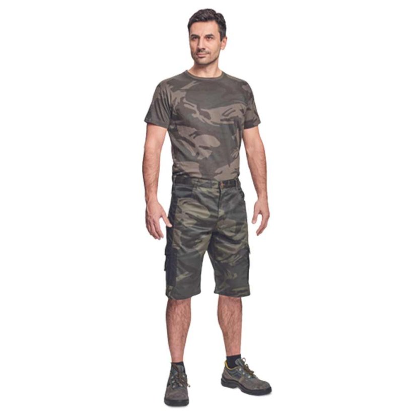 Tričko s krátkym rukávom Cerva Crambe camouflage