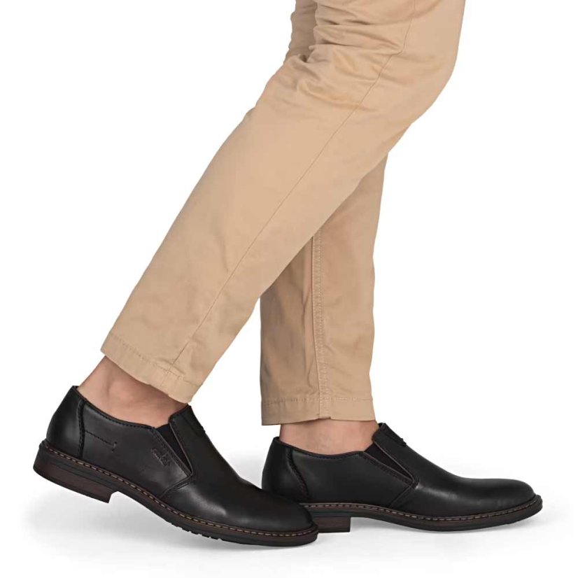 Pánske mokasíny Rieker 17664-00 čierne