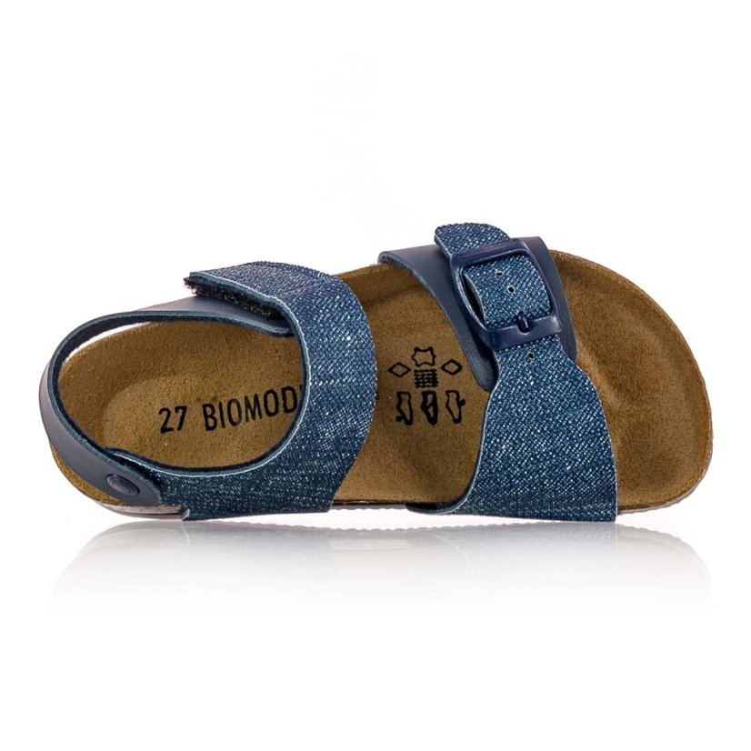 Detské zdravotné sandále Biomodex 1845TR Jeans Blu