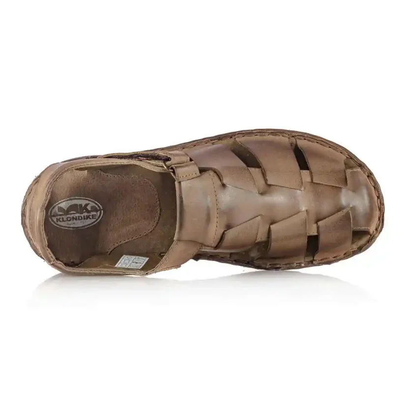 Pánske sandále Klondike S-36 hnedé