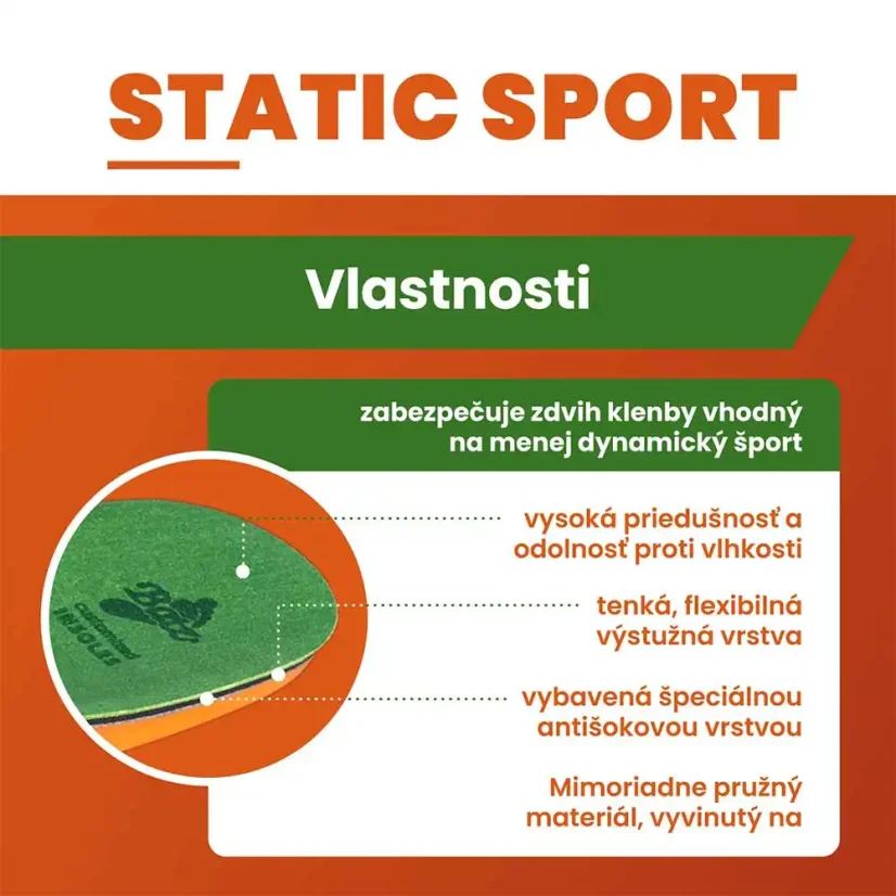 Batz Static Sport individuálne vložky do topánok