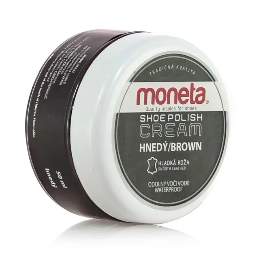 Moneta krém na obuv hnedý 50ml Moneta krém na obuv hnedý 50ml