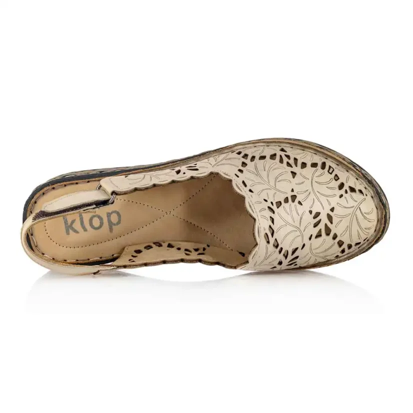 Dámske sandále Klop 108 11399-1 03 béžové