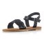 Dámske čierne sandále Rieker V7556-00