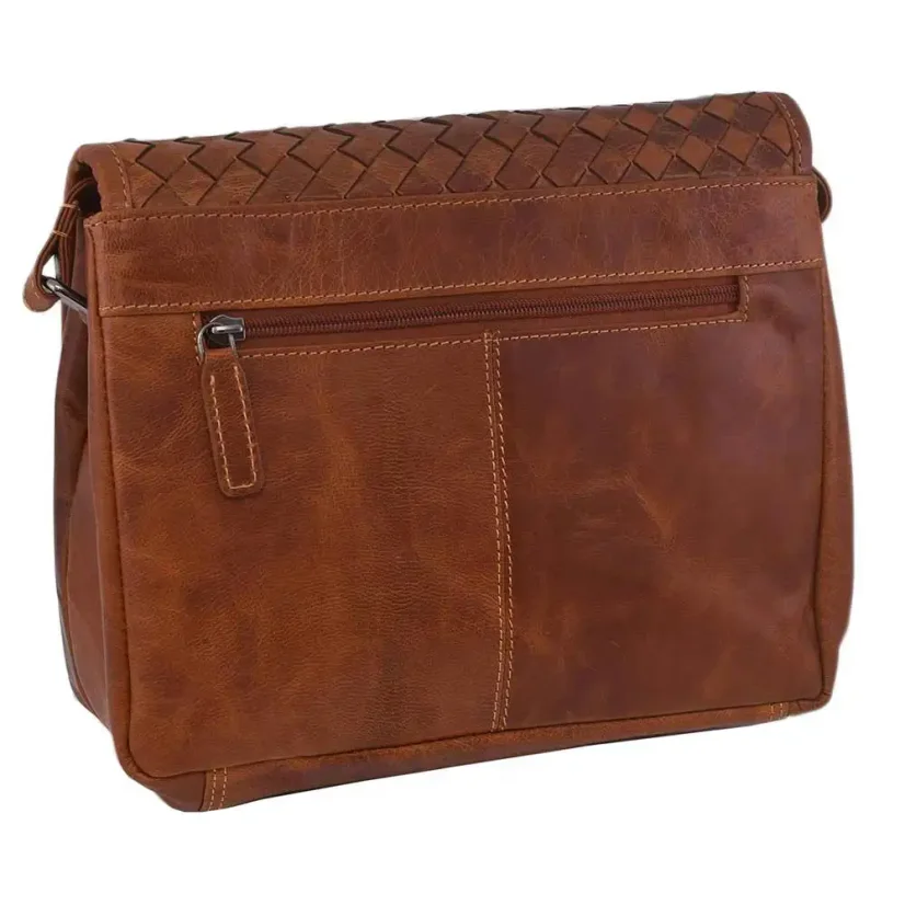 Dámska kožená kabelka Mercucio 390220 horčicová