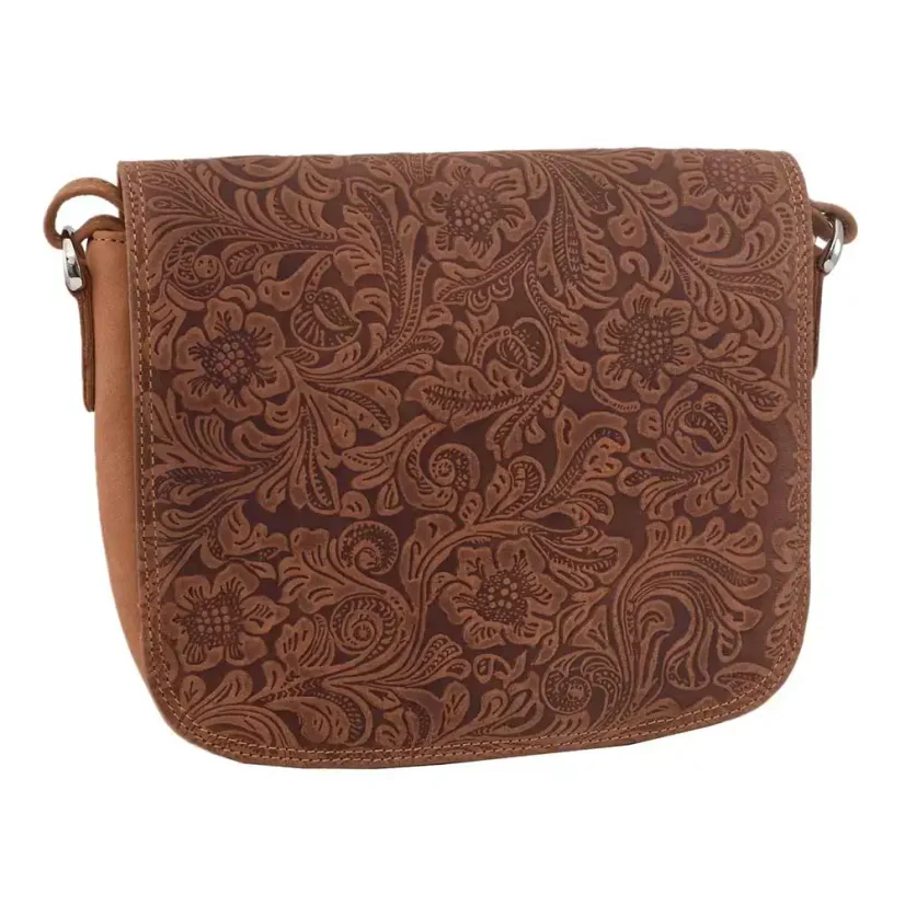 Dámska kožená kabelka Mercucio 250112 béžová