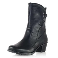 Dámske zimné kožené čižmy Axel 4369 čierne