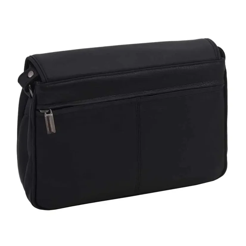 Dámska kožená kabelka Mercucio 220108 čierna