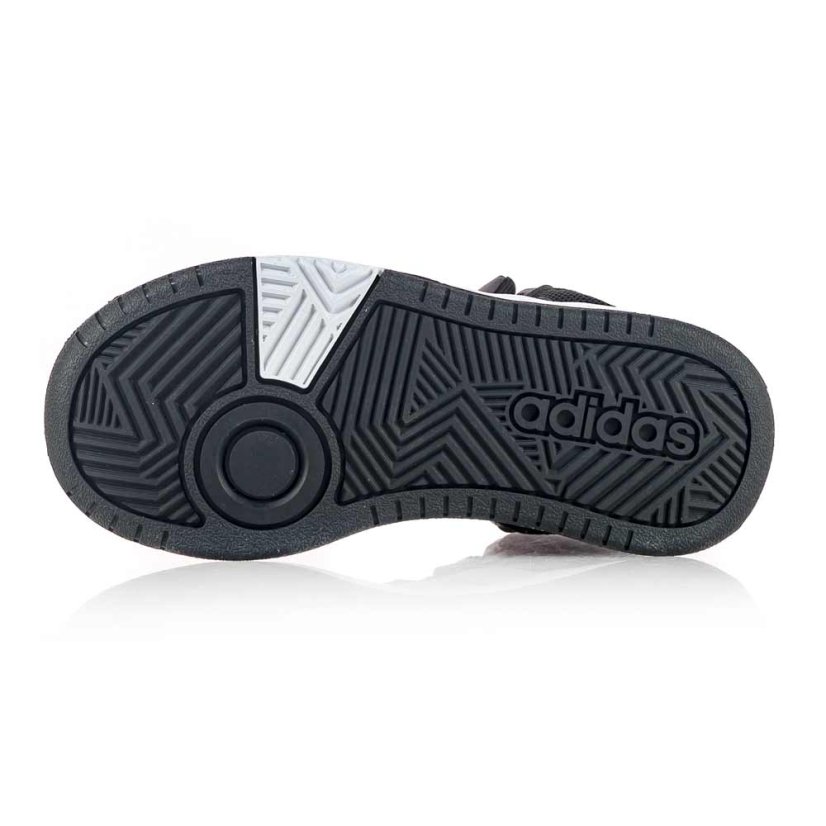 Detské čierne tenisky Adidas Hoops Mid 3.0 K GW0402
