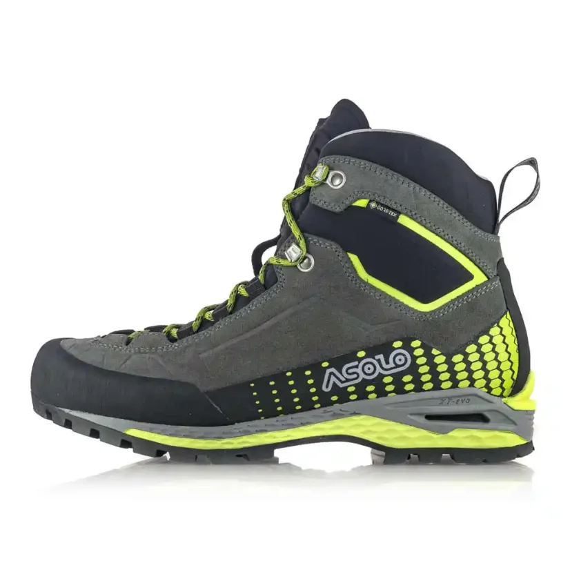 Pánska obuv Asolo Freney Evo Mid LTH GV MM graphite/green lime