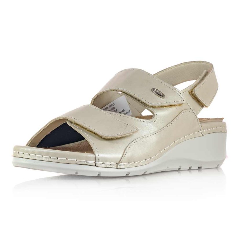 Dámske béžové zdravotné sandále Batz Tilda beige mix 22