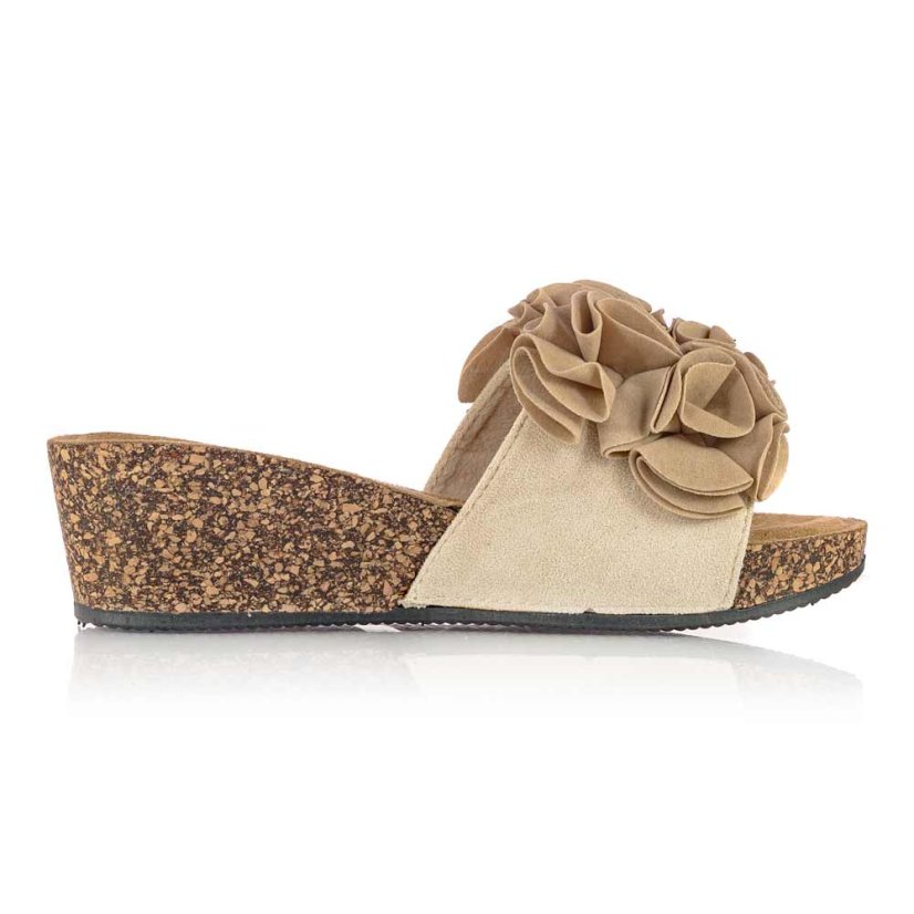 Dámske béžové šľapky Jezzi 22SD10-4801 beige