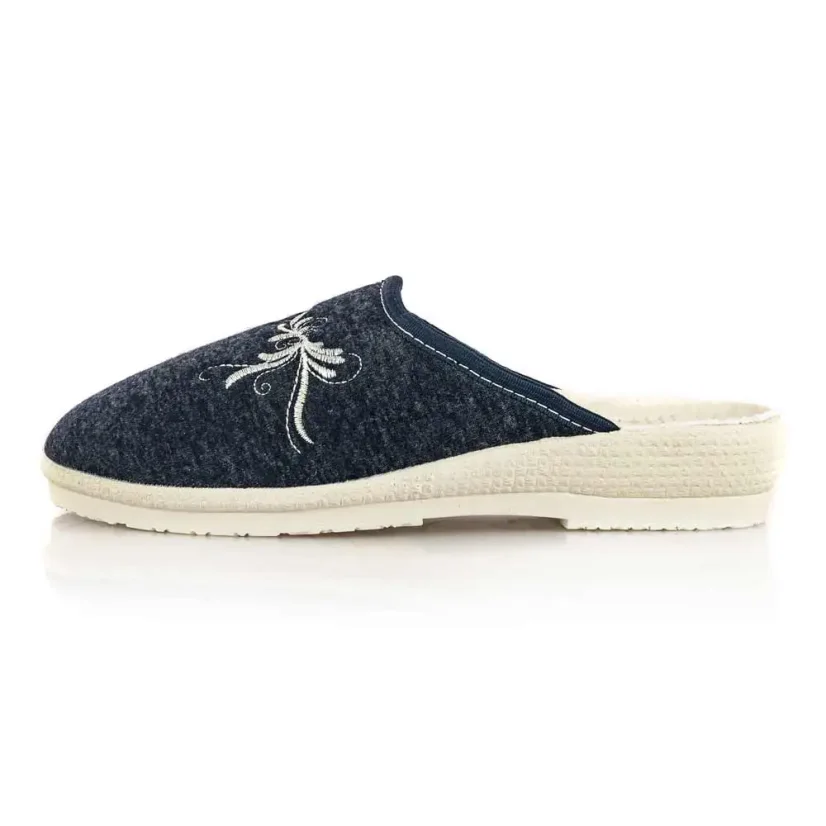 Dámske papuče Ortomed 6057-L238-120-B tmavomodré