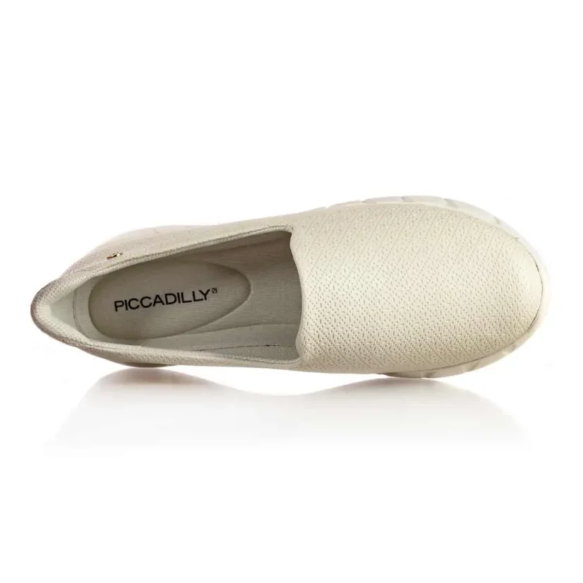 Dámske mokasíny Piccadilly 970103-23 off white