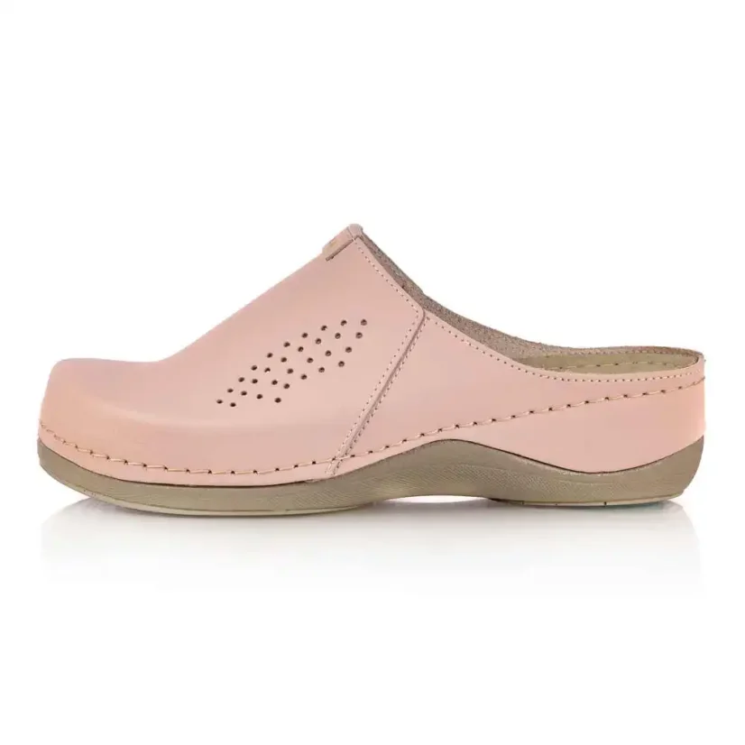 Dámske zdravotné šľapky LEON 930 ružové