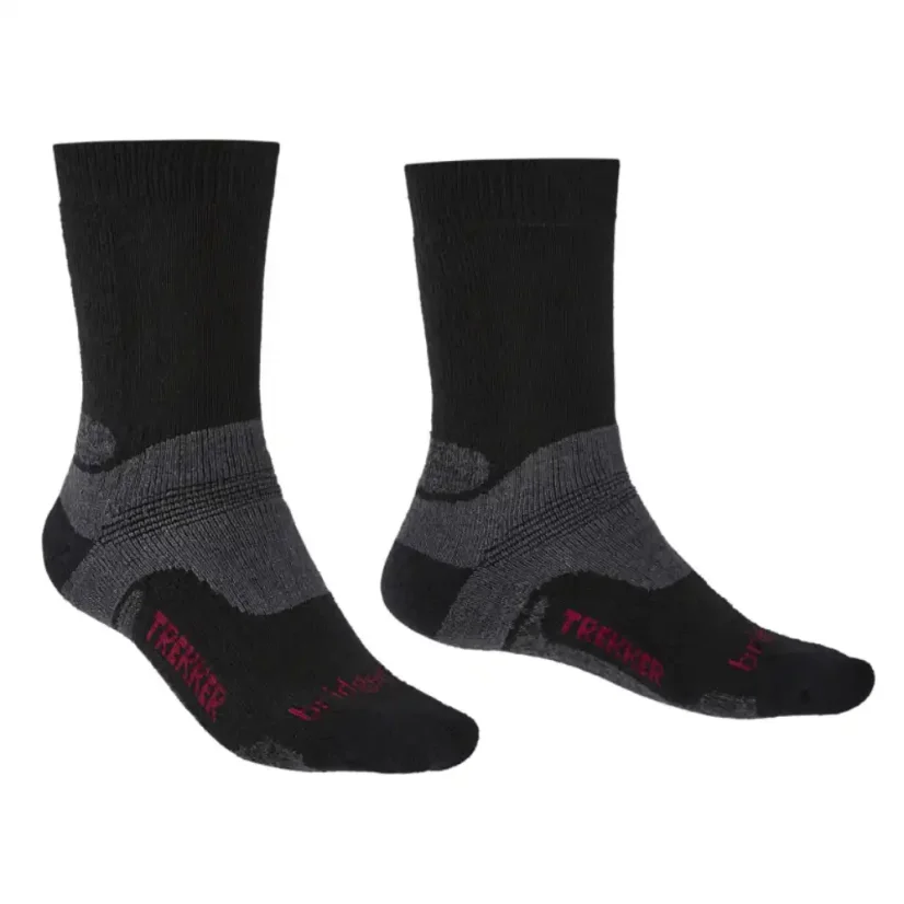 Pánske ponožky Bridgedale Hike MW MP Boot black