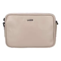 Dámska kožená kabelka Lagen BLC-24-2712 béžová