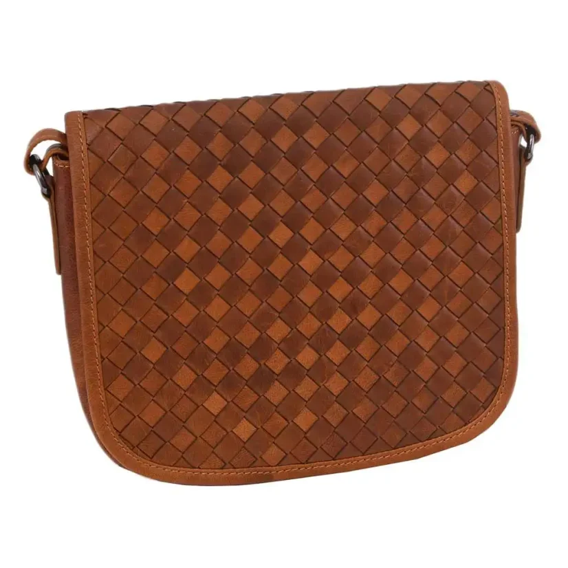 Dámska kožená kabelka Mercucio 390112 horčicová