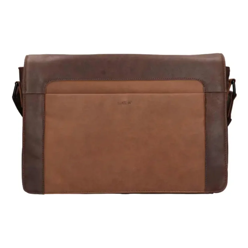 Pánska kožená taška Lagen BLC-23-2664 hnedá