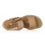 Dámske hnedé kožené sandále Remonte D6453-60