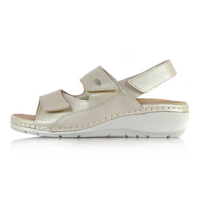 Dámske béžové zdravotné sandále Batz Tilda beige mix 22