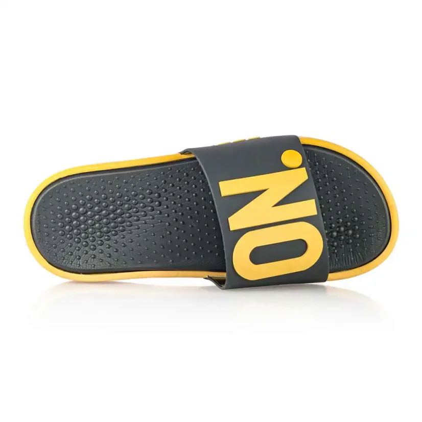 Pánske šľapky Coqui SPEEDY Amber Yellow/Black Relax On