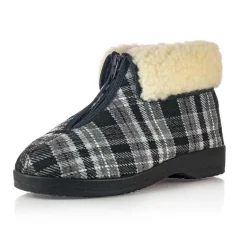 Pánske zateplené papuče Mjartan 8076-K93L sivé