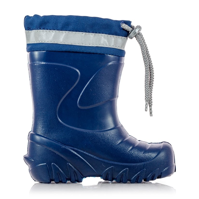 Detské snehule - gumáky s ovčinou Demar Mammut S 0300 blue