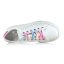 Dámske biele tenisky Rieker M1904-80