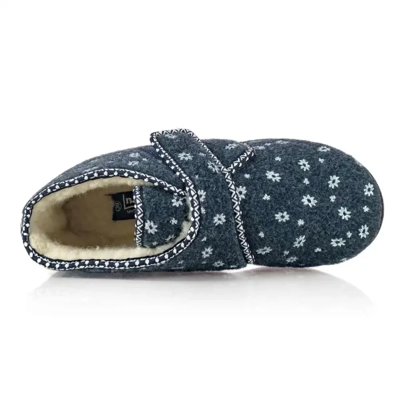 Dámske zateplené papuče Mjartan 815-TX45LN modré