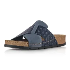 Dámske modré zdravotné šľapky Batz Marina blue mix