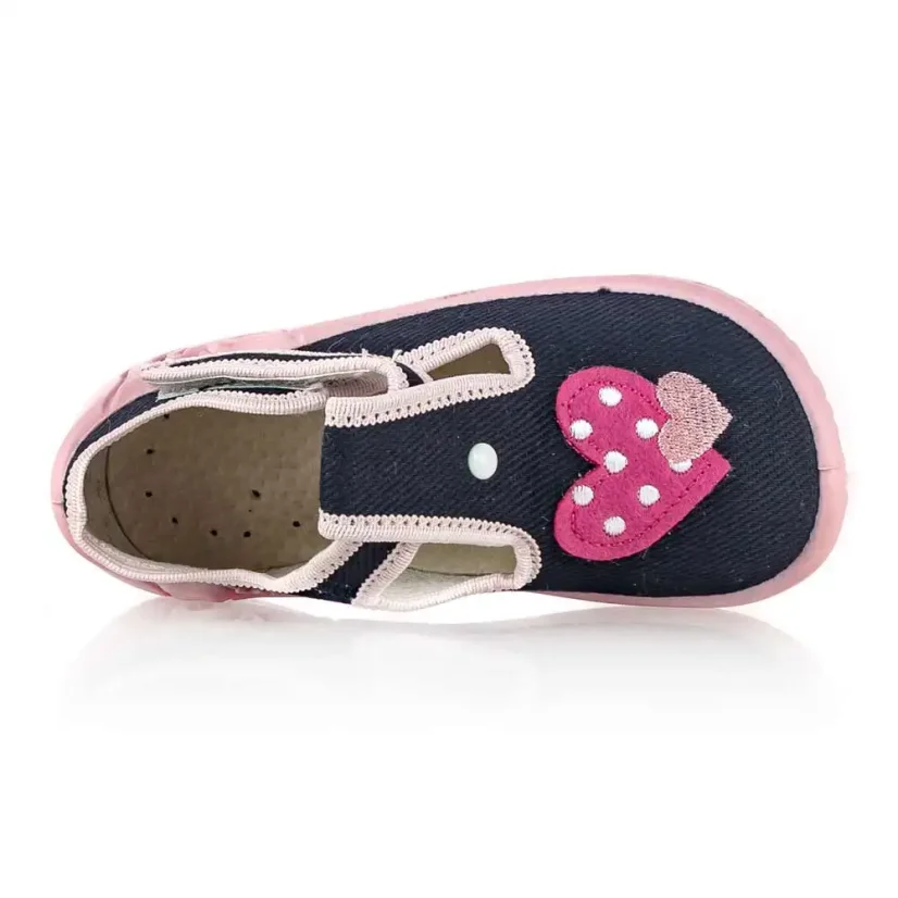 Dievčenské papučky Zetpol Basia granatowa