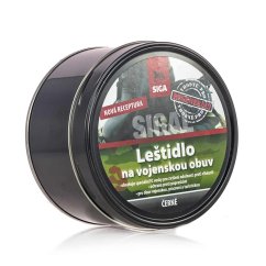 Čierny vojenský krém - leštidlo na obuv Sigal 250ml
