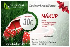 Darčeková poukážka na nákup v hodnote 30€