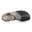Dámske kožené čierne sandále Rieker M0954-00