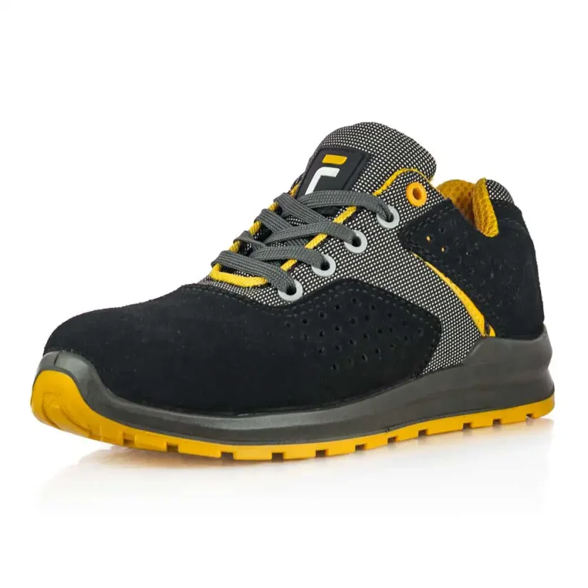 Bezpečnostné poltopánky Cerva GRIMMA S1 MF SR čierno-žlté