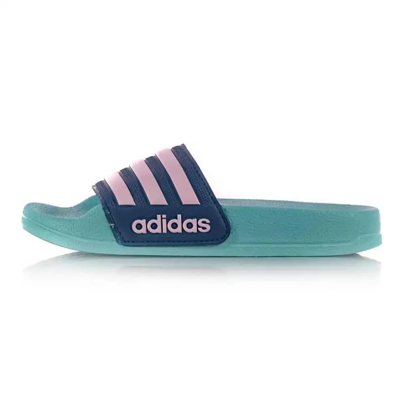 Detské šľapky Adidas Adilette Shower K FY8842 tyrkysové