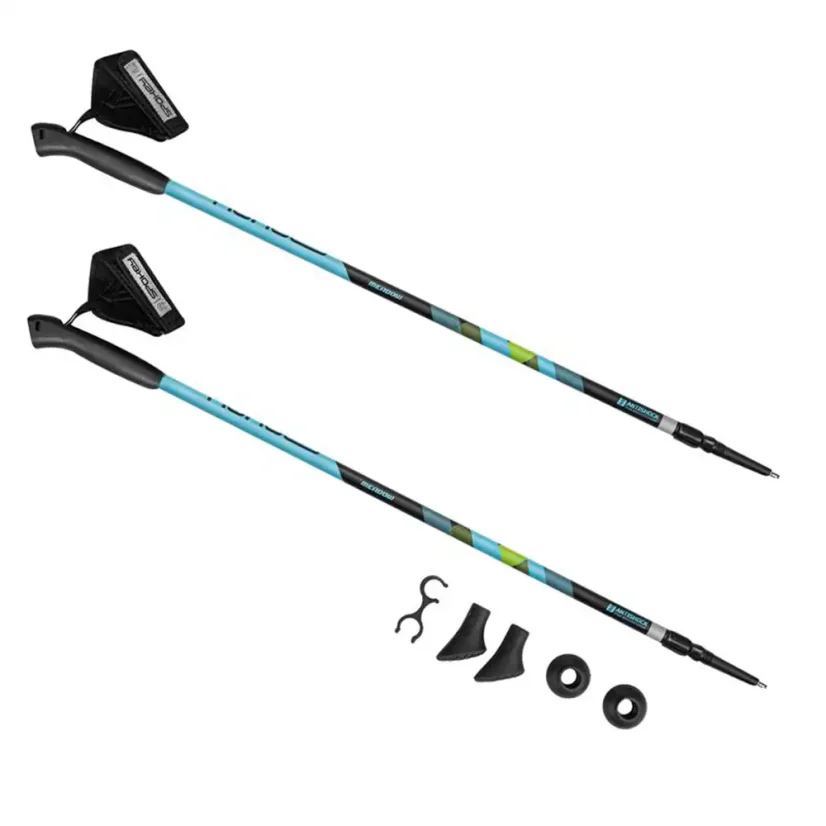 Nordic Walking palice Spokey MEADOW 2dielne modro-čierne