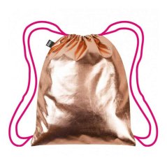 Ruksak LOQI Metallic Rose Gold Pink